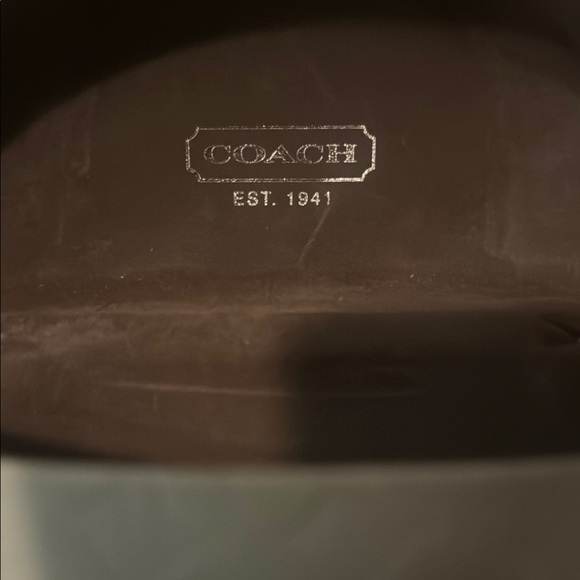 Coach Eyeglass Elegant White Textured Decorative case - Picture 3 of 7